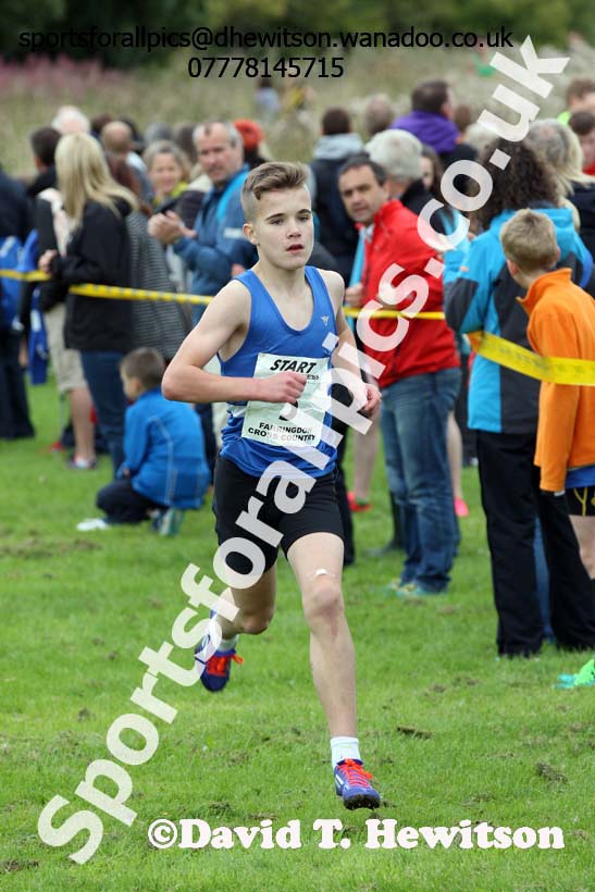 Under-15s Sunderland Harriers Open Cross Country. Photo: David T. Hewitson/Sports for All Pics